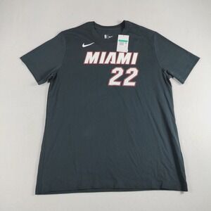 Miami Heat‎ Shirt Mens XL Black NBA Basketball Butler 22 Tee T-Shirt Nike Cotton